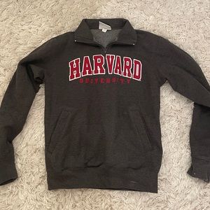 Harvard half zip champion sweatshirt